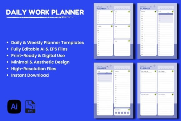 Download Editable Daily Planner Template - Editable daily planner Collection