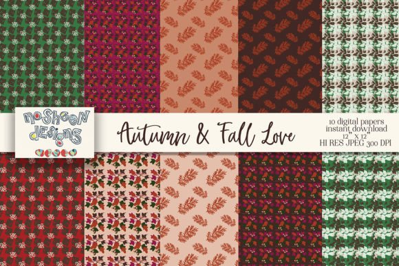 Download Autumn and Fall Scrapbook Paper Pack - Fall scrapbook Collection