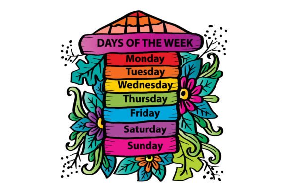 Download Days of the Week, Poster. - Premium Bundle