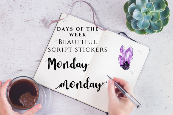 Download Letteres Stickers- Days of the Week - Days of the week Collection