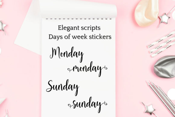 Download Printable Stickers- Days of the Week - Premium Resources